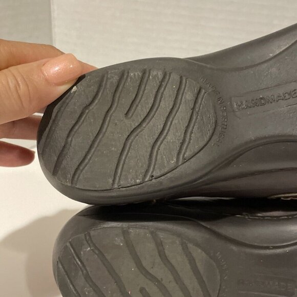 Spring Step Confetti Leather Slip On Shoes Loafer Women 9 / 39 Brown Monk Strap - Picture 11 of 12